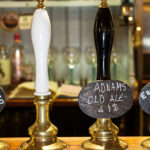 The bar at Glemham Crown The bar at Glemham Crown